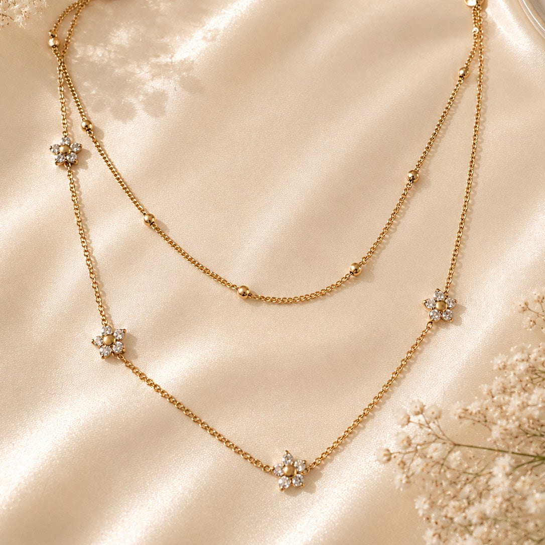 After Rain Double Stack Necklace
